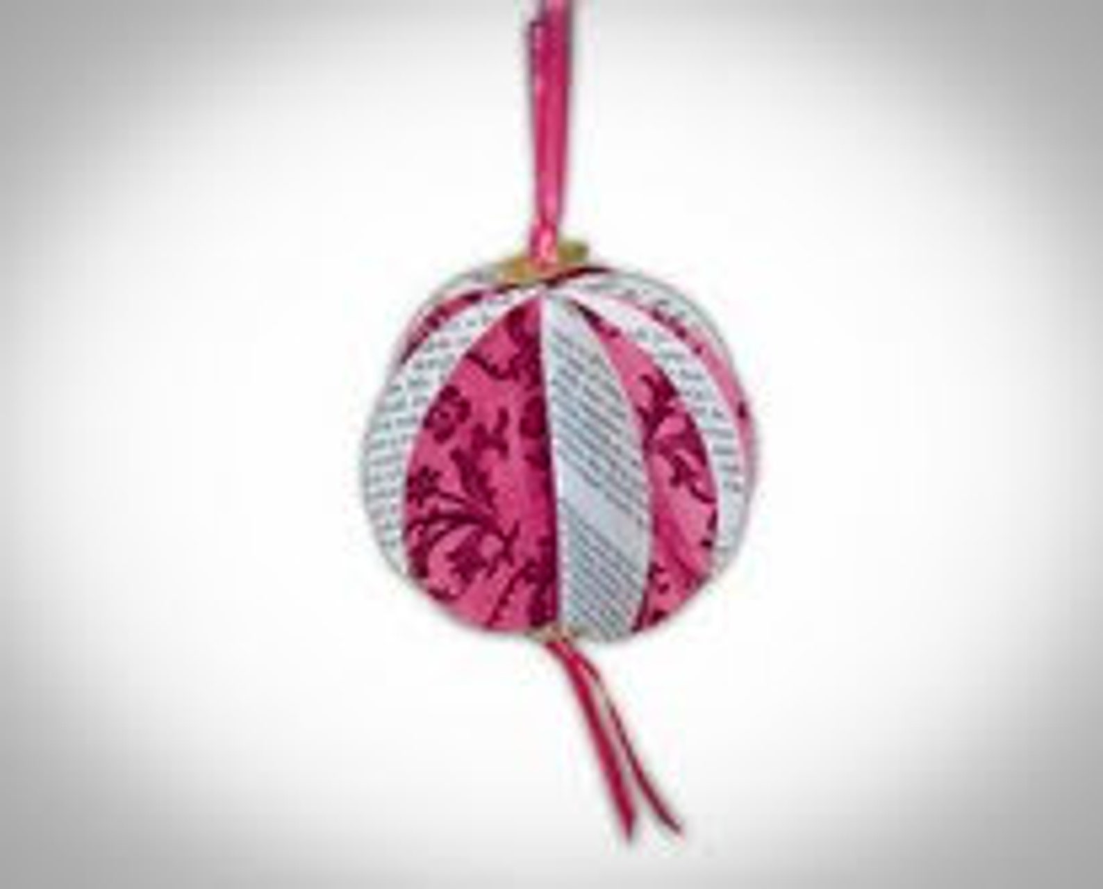 Christmas Ball Ornament Craft Kit set of 3 Upcycled Jane Etsy