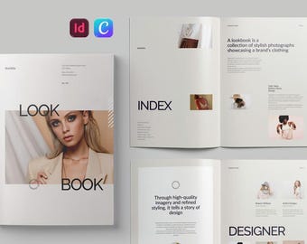 Fashion lookbook template