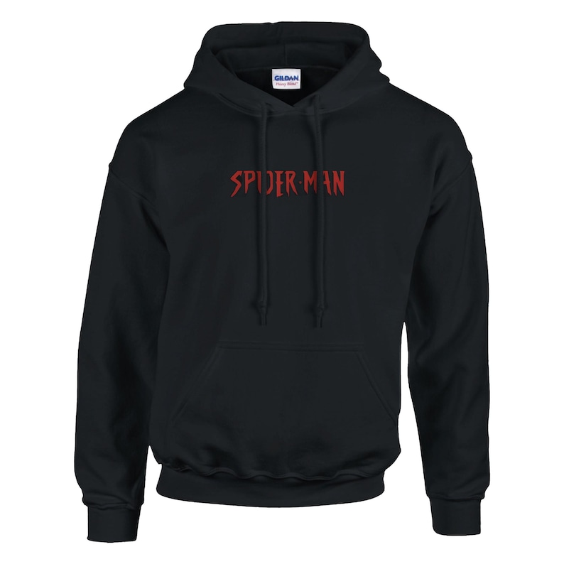Sudadera con capucha clásica con estampado de Spider-Man / Sudadera unisex de tejido grueso imagen 1