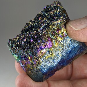 Rainbow Flame Aura Mystic Aurora Quartz Cluster PD42