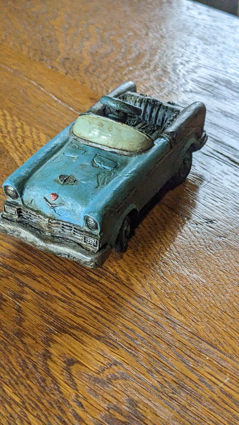 Antique Blue Pedal Car Display Vintage Toy Etsy