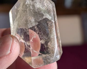 Clear Quartz Crystal Point Garden Quartz Inclusion 25a186 - Etsy