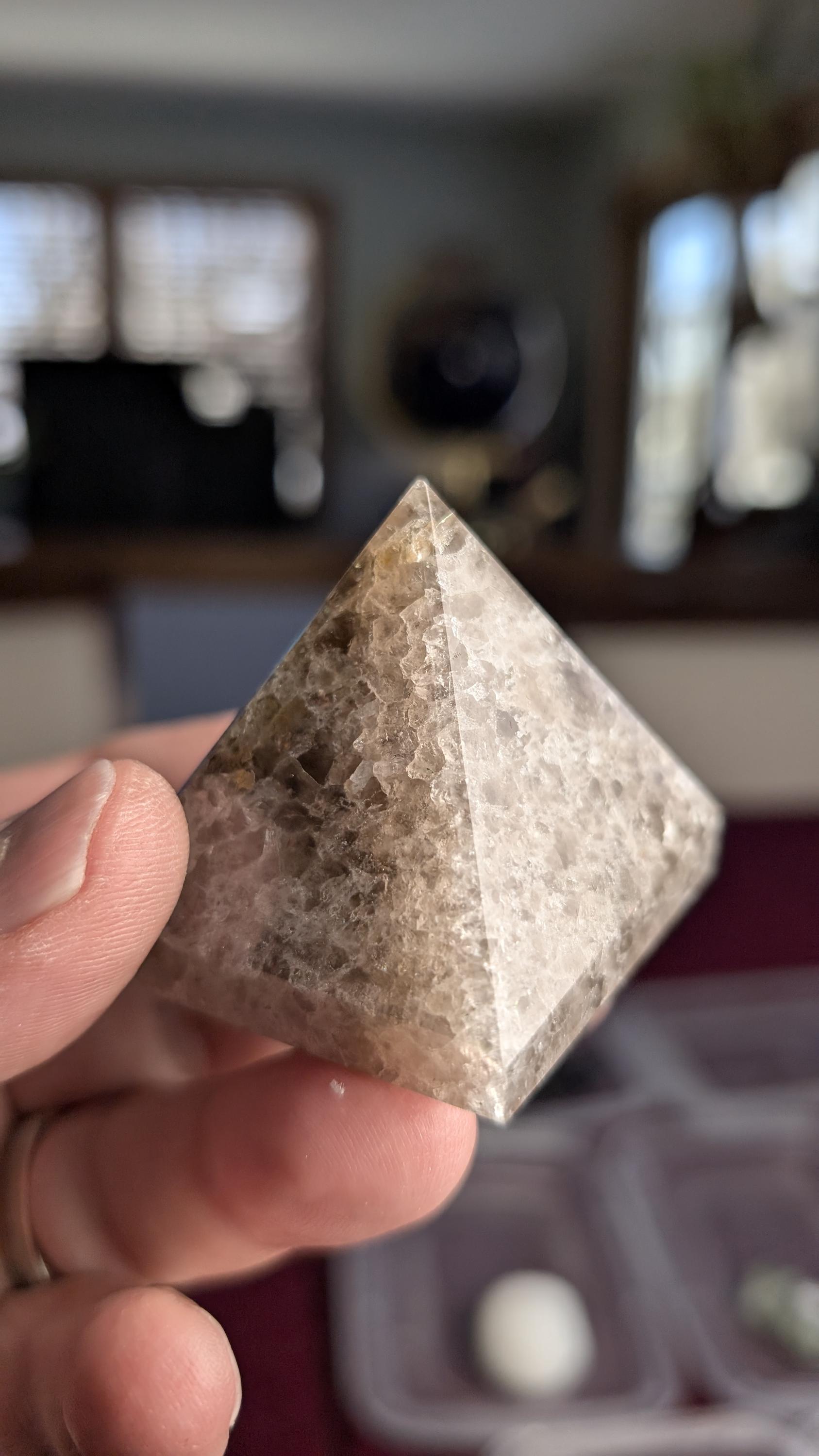 Labradorite Pyramid stone of transformation OF195