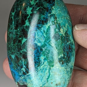 Amazing Chrysocolla Malachite Green Blue Free Form Meditation Decor WHOG22R992