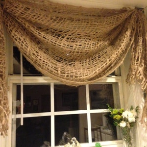 Jute Rustic  Valance