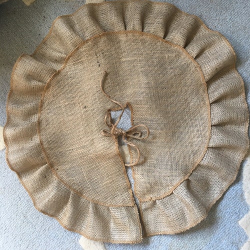Mini Burlap Tree Skirt 