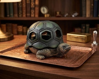 Vintage Style Turtle Ashtray – Windproof Smoking Accessory for Home & Garden