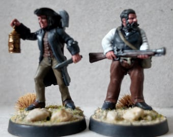 The Robbers of Penwyllt - Iago and Gronwy 2 Metal figures based on the Stories of Owen Staton