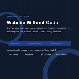 Sitio web sin código