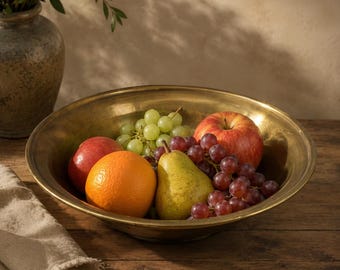 Vintage Solid Brass Decorative Bowl