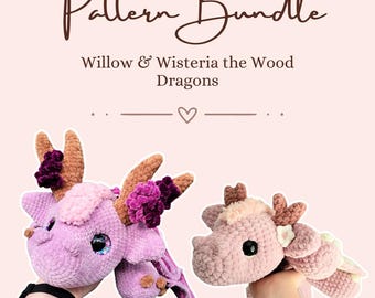 PATROONPAKKET - Willow de bosdraak & Wisteria de reuzenbosdraak (digitale download)