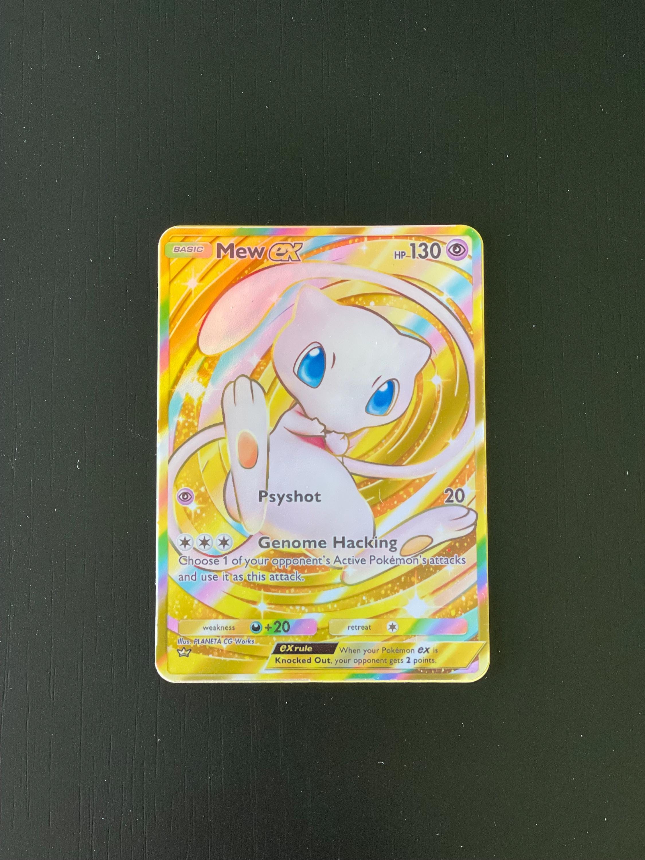 monochrome cards pokemon Mew ex (MEW 151/165) Double Rare DE NM+