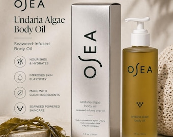 Undaria Algae Body Oil – Seaweed Infused Hydrating Skin Oil (5 oz)