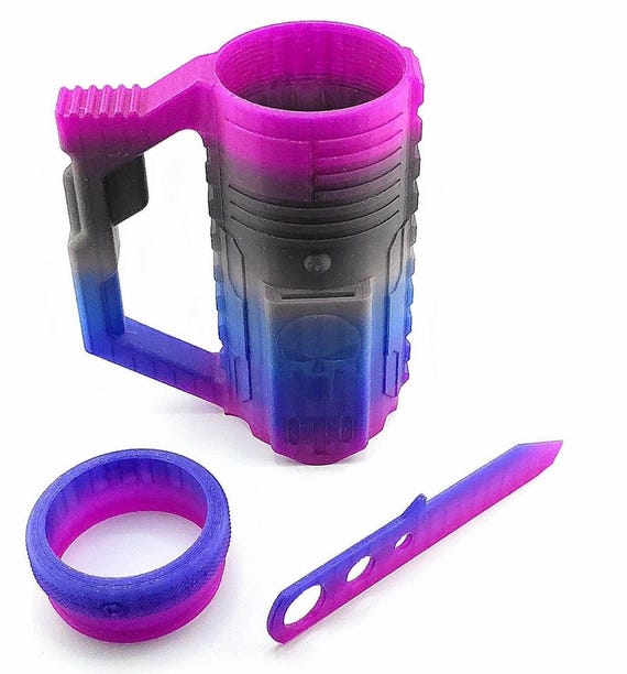 Tactical 3D Printed Beer Koozie – Skull Edition