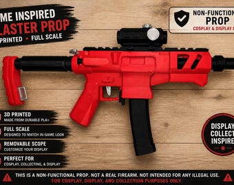Scoped Burst Battle Royal - 3D printed Full Scale Prop