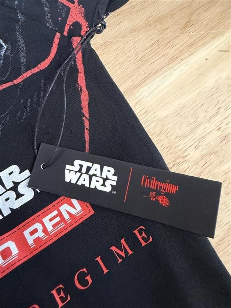Star Wars Kylo Ren Civil Regime Tee XL Black Streetwear Hype image 5