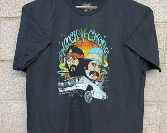 Cheech & Chong Lowrider Tee Black XXL Movie Stoner Shirt