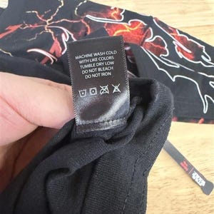 2023 Star Wars Civil Regime Darth Maul Tee Medium Streetwear afbeelding 6