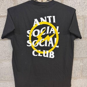 Anti Social Social Club x Fragment Logo TShirt Black XL image 2