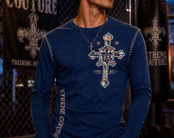 Xtreme Couture Long Sleeve Thermal Shirt XXL Y2K MMA
