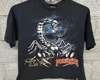 YoungLA Scorpion Graphic Tee Size XL 2020s Black Streetwear