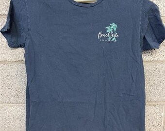 Newport Blue Beach Side T-Shirt L Surf Tee 2010s