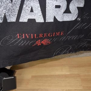 Star Wars Kylo Ren Civil Regime Tee XL Black Streetwear Hype image 3