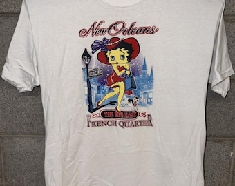 Betty Boop New Orleans French Quarter XL Graphic Shirt 2000s