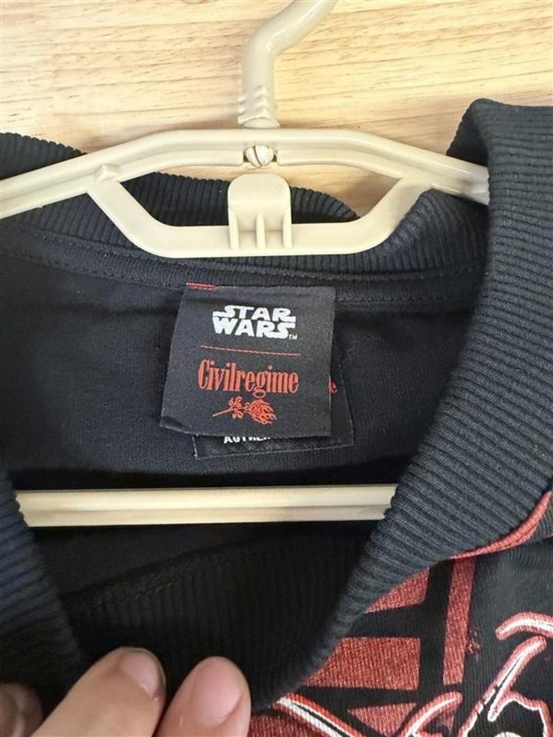 2023 Star Wars Civil Regime Darth Maul Tee Medium Streetwear afbeelding 7