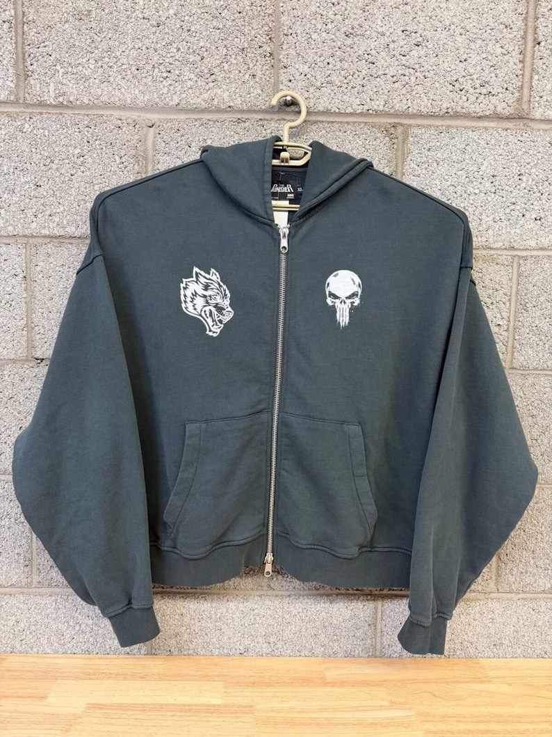 Darc Sport Marvel Punisher 850 Of 1000 Zip Hoodie XL NWT image 1