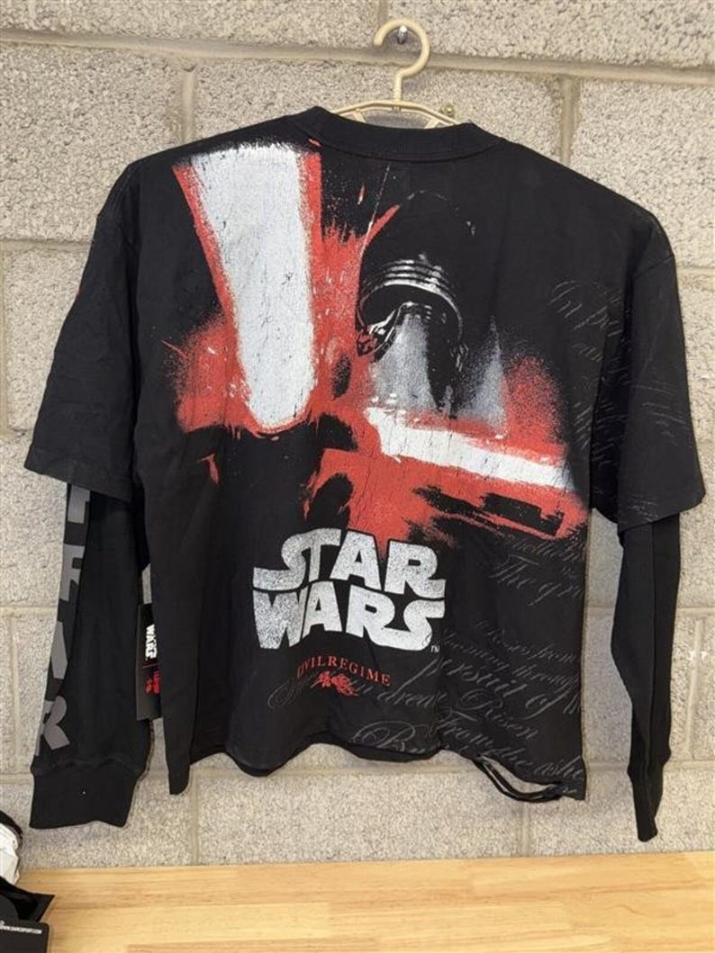 Star Wars Kylo Ren Civil Regime Tee XL Black Streetwear Hype image 2