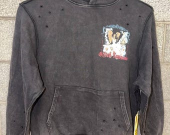 Gifted Romance Angel Hoodie 2X Streetwear Black Hoodie 2020s