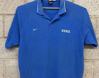Vintage or Y2K Nike Team Duke Blue Devils Polo Shirt XXL