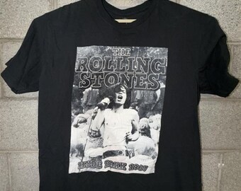 Rolling Stones Hyde Park Tee Size XXL 2010s Black Band Shirt