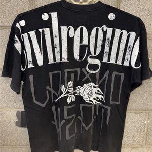 T-shirt streetwear XXL rare Civil Regime x WWE Eddie Guerrero image 3