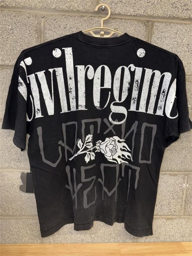 T-shirt streetwear XXL rare Civil Regime x WWE Eddie Guerrero image 3