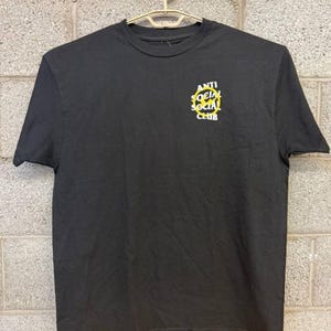 Anti Social Social Club x Fragment Logo TShirt Black XL image 1