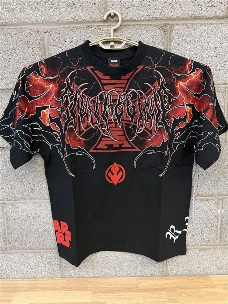2023 Star Wars Civil Regime Darth Maul Tee Medium Streetwear afbeelding 2