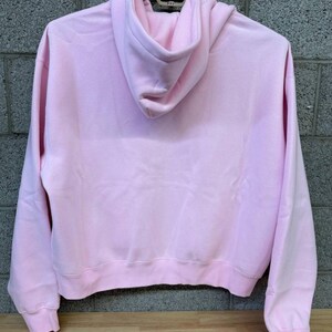 Sudadera con capucha rosa de cremallera completa con estampado urbano estilo Régimen Civil XXL imagen 2