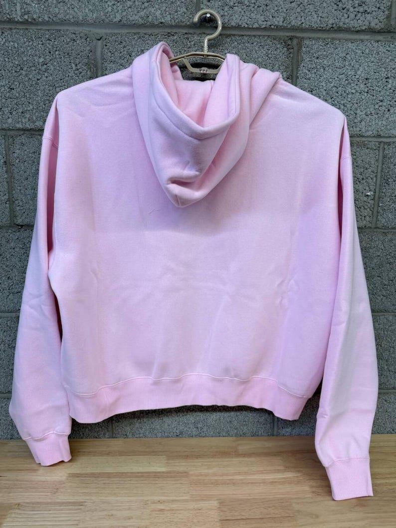 Sudadera con capucha rosa de cremallera completa con estampado urbano estilo Régimen Civil XXL imagen 2