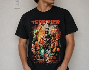 Art The Clown Terrifier Tshirt men’s xxl horror statement