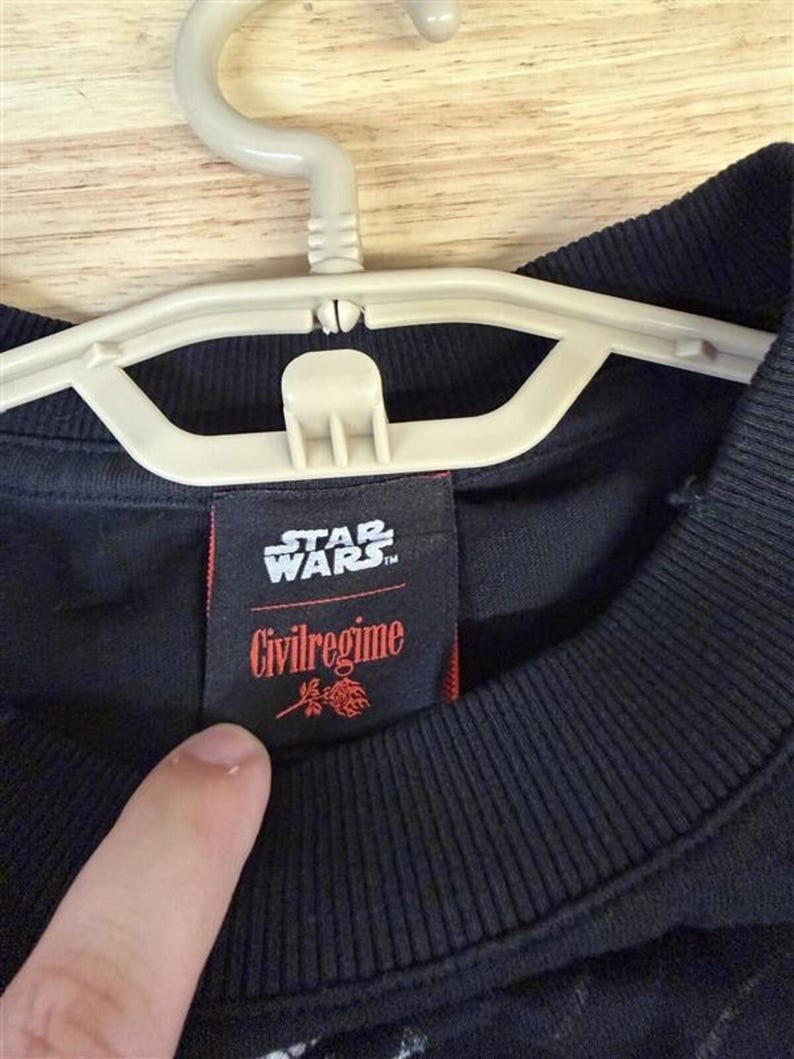 Star Wars Kylo Ren Civil Regime Tee XL Black Streetwear Hype image 7