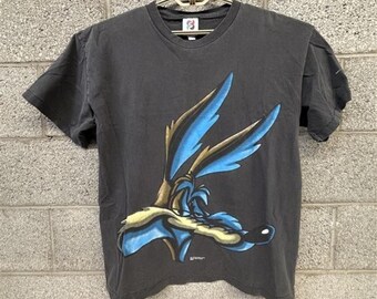 Road Runner XL Warner Bros Looney Tunes Graphic Shirt 2000s