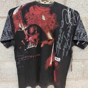 Camiseta gráfica de Darth Vader de Star Wars del Régimen Civil, talla L imagen 1