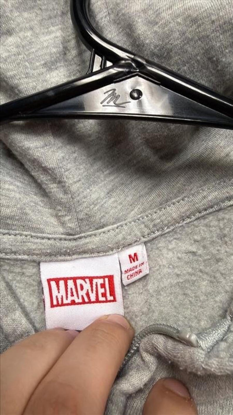 The Amazing Spider-Man Gray Zip-Up Hoodie with Graphic Print image 4