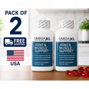 Pack Of 2 Joint Muscle Support Supplement | Green Lipped Mussel Oil, 300 Softgels