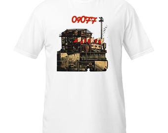 09077 CULT T-Shirt – Credo Solo in San G – Italian Streetwear – Sardinia Urban Graphic Tee – Rap Merch