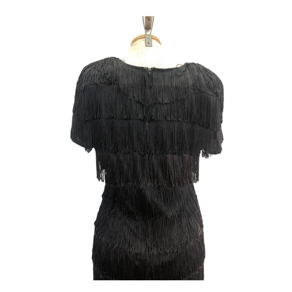 Vintage VTG 1970s 70s Roberta Black Short Sleeve … - image 4