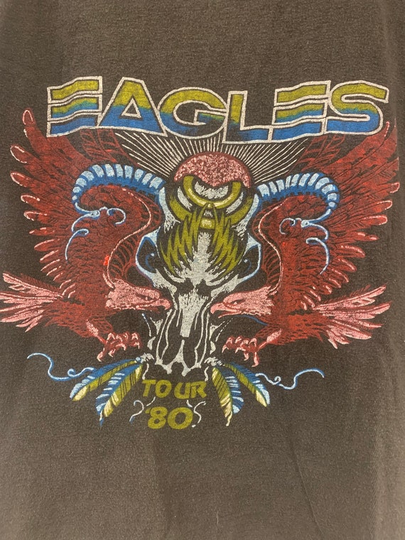 Vtg Vintage 1980s 80s 1980 80 Authentic Rare Eagl… - image 2