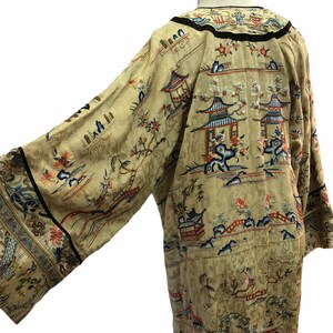 Vintage 19th Century Qing Dynasty Chinese Silk - Etsy